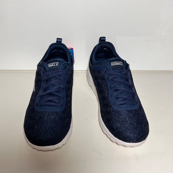 Skechers GOWalk Vegan Cyprus Washable Travel Lace Sneakers - Picture 3 of 7